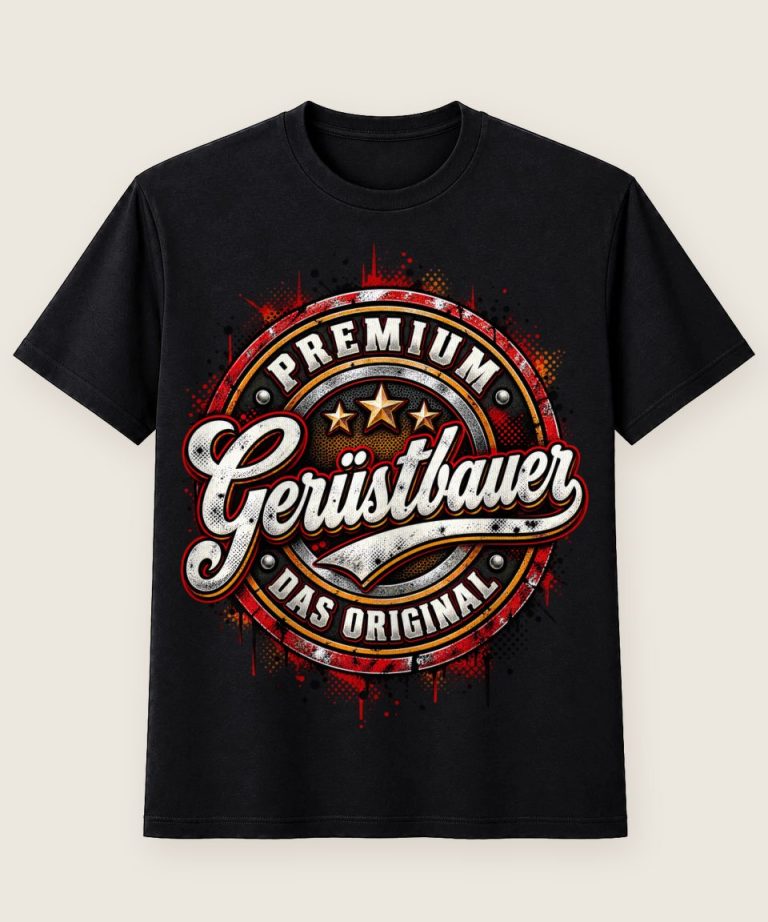 T-Shirt mit Motiv „Gerüstbauer das Original - Handwerk / Handwerker“ – Gerüstbauer T-Shirts
