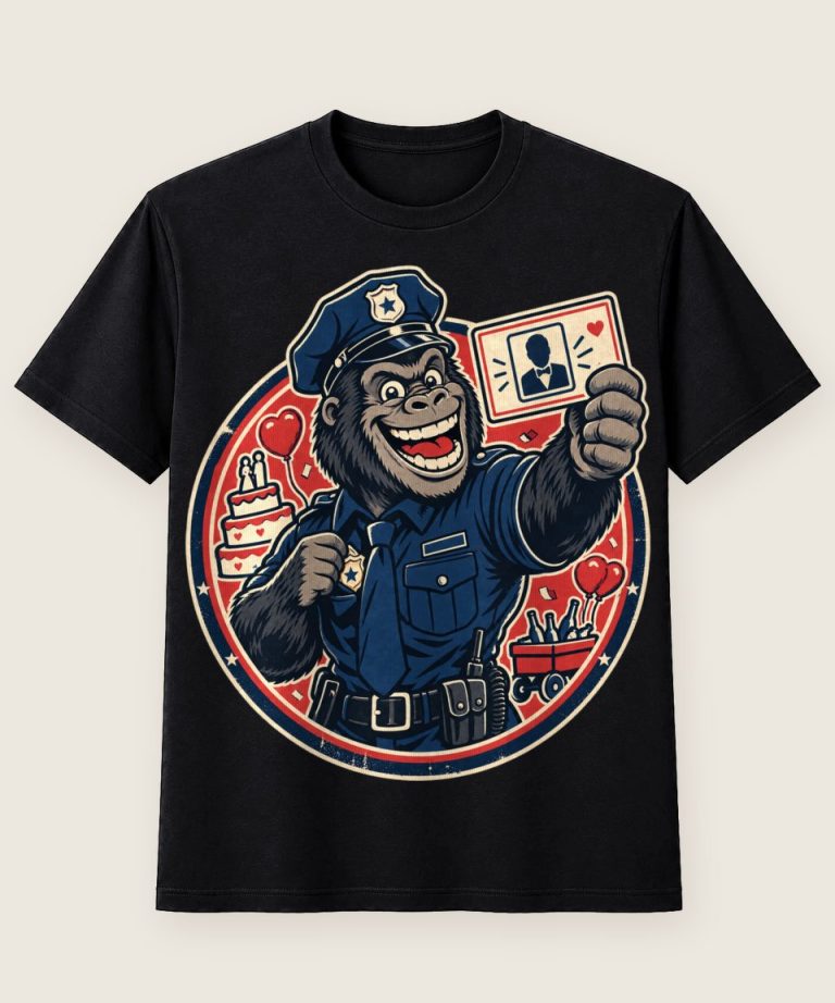T-Shirt mit Motiv „JGA Junggesellenabschied Gorilla Junggeselle“ – Hochzeit & JGA T-Shirts